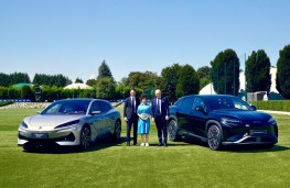 BYD links with Inter Milan FC, 2025, Giorgio Ricci, chief revenue officer, Inter, Stella Li, senior vice president BYD, Giuseppe